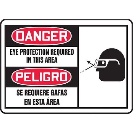 SPANISH BILINGUAL Safety Sign 7 In SBMPPE076MXV